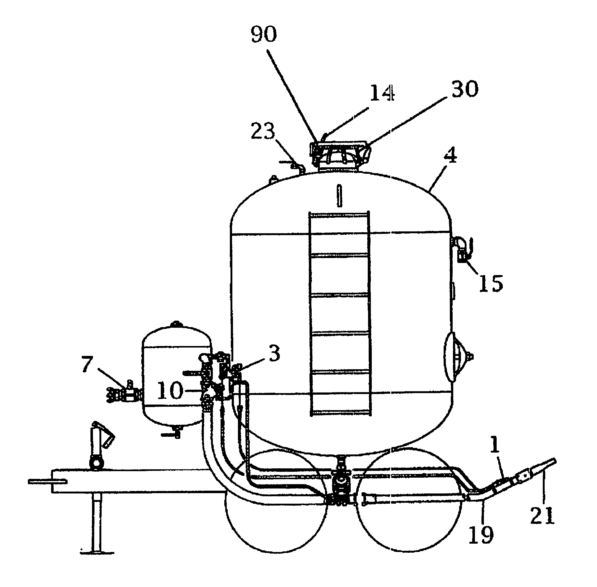 Closure safety interlock with lockout plate for pressure vessel