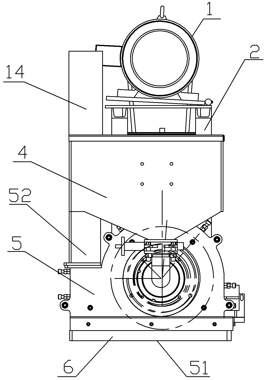 Shot-blasting device for automatically recycling steel shots and metal surface processor using same