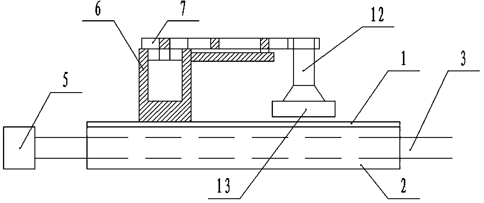 Plane polishing device