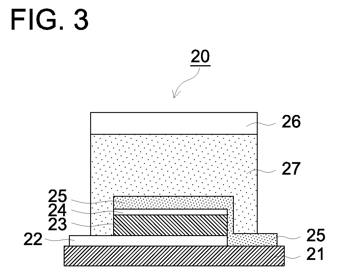 Organic electroluminescent member and method for producing organic electroluminescent element