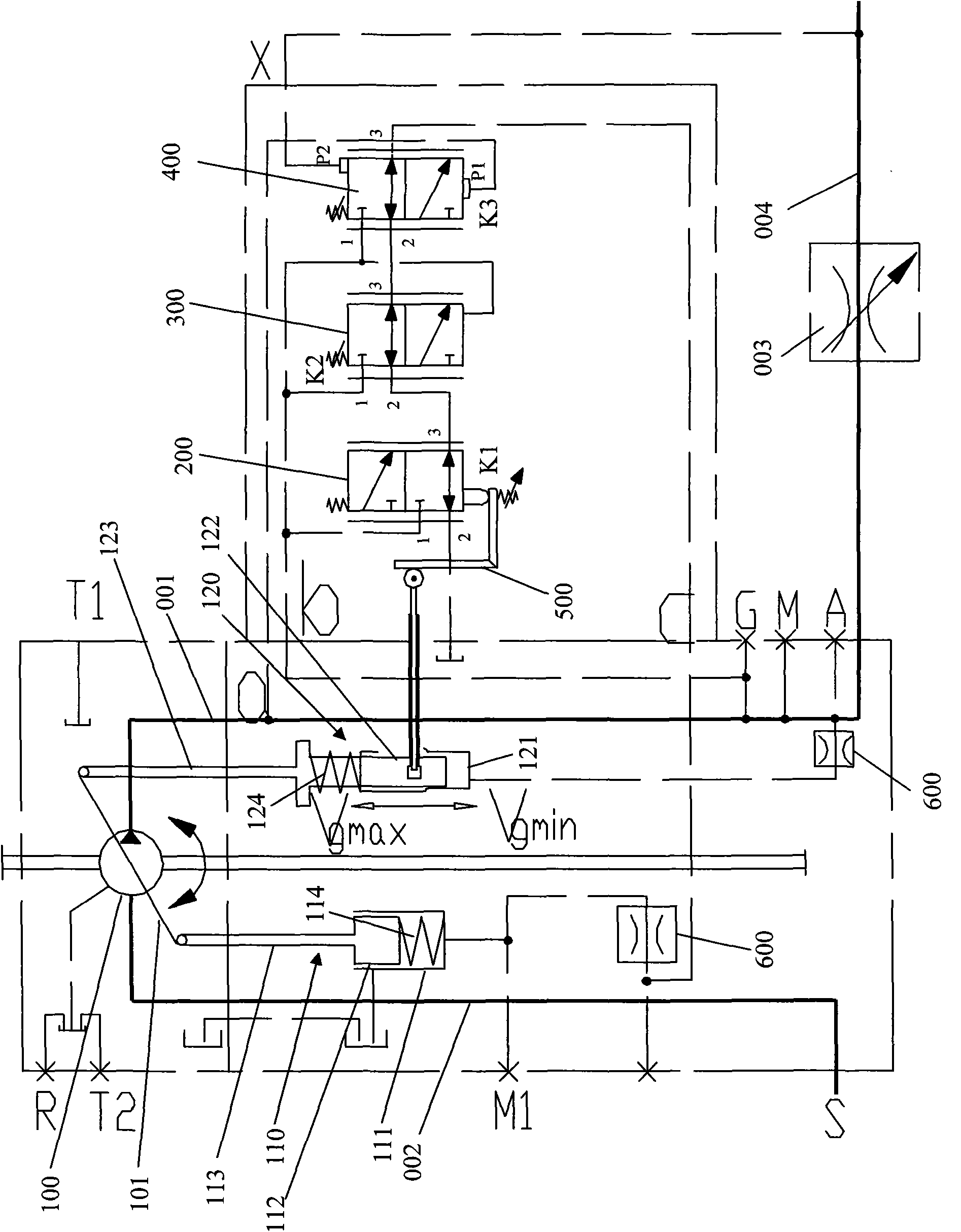 Variable control system of plunger variable pump