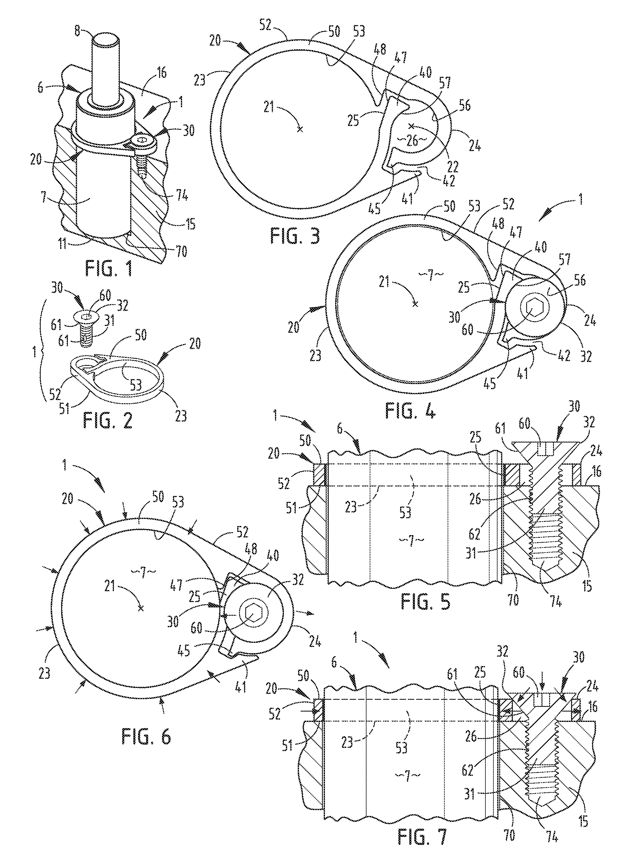 Gas spring mounting assembly and method for metal forming dies