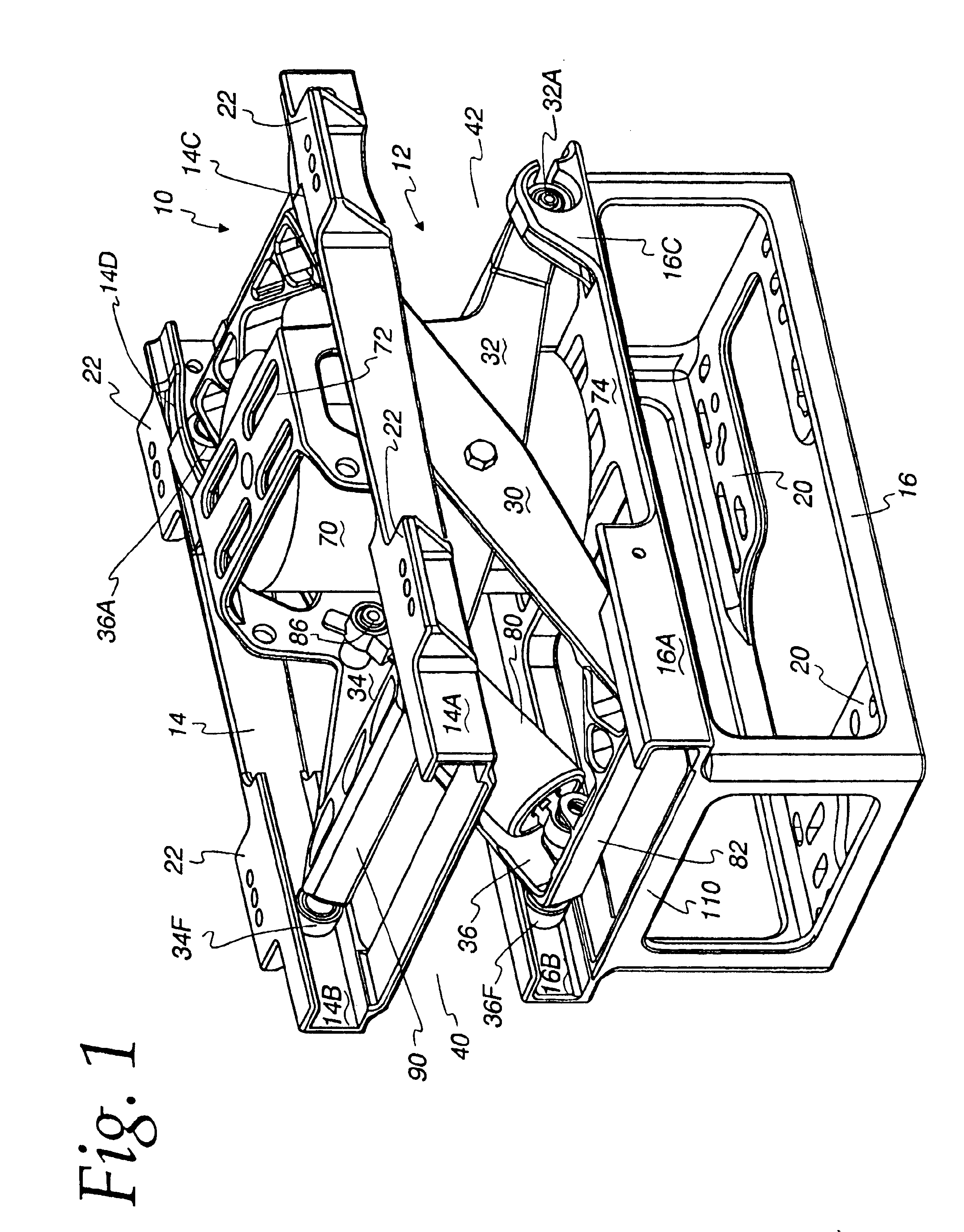 Vehicle seating system with improved vibration isolation