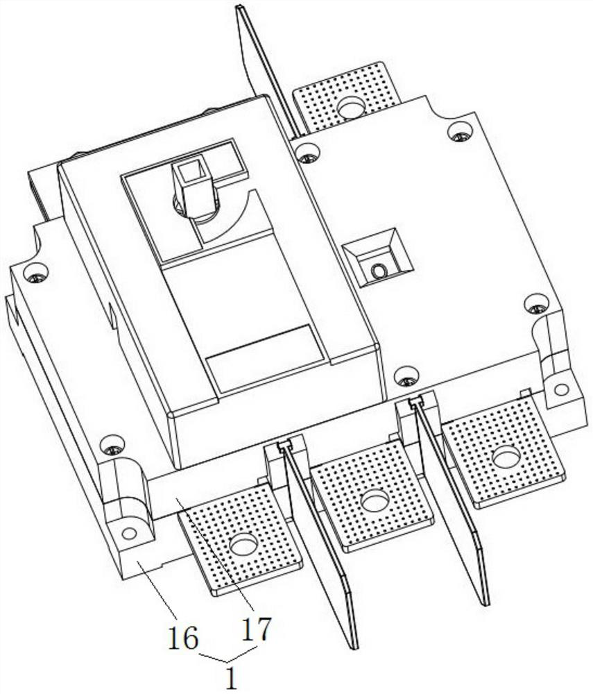 DC1500V non-polar magnetic quenching type DC isolating switch