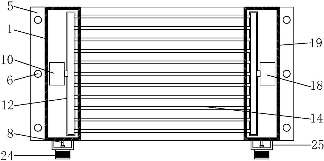 Water circulating device for water cooling and warming mattress