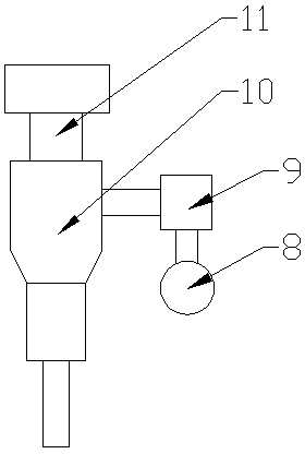 Nozzle-blocking sensing mechanism for spreading machine
