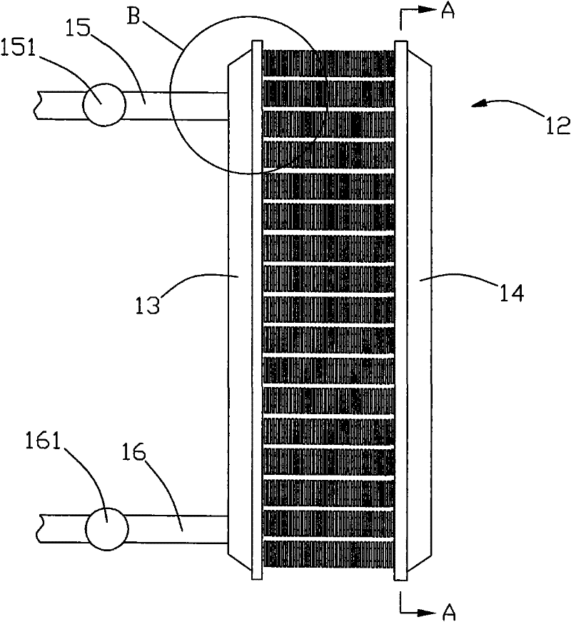 Drying device with effects of energy conservation and environmental protection