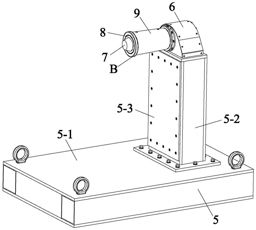 Pre-assembling device for wheel-mounted brake disc of motor train unit