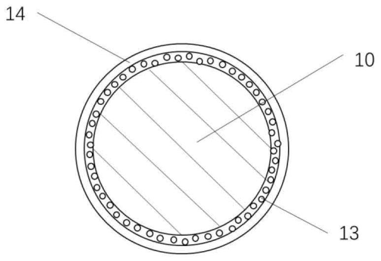 Functional yarn and preparation method and device thereof