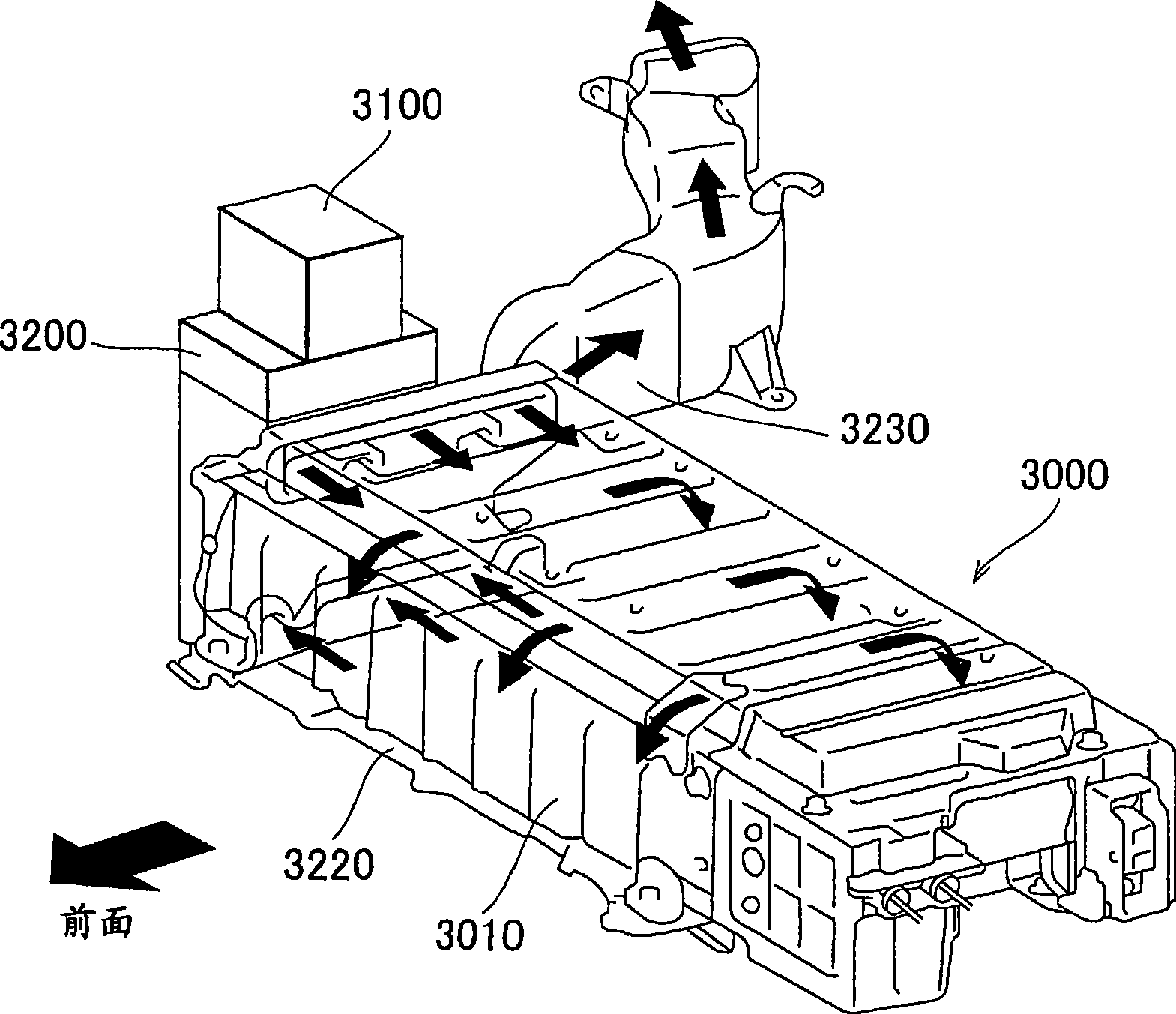 Temperature control system for a vehicle battery