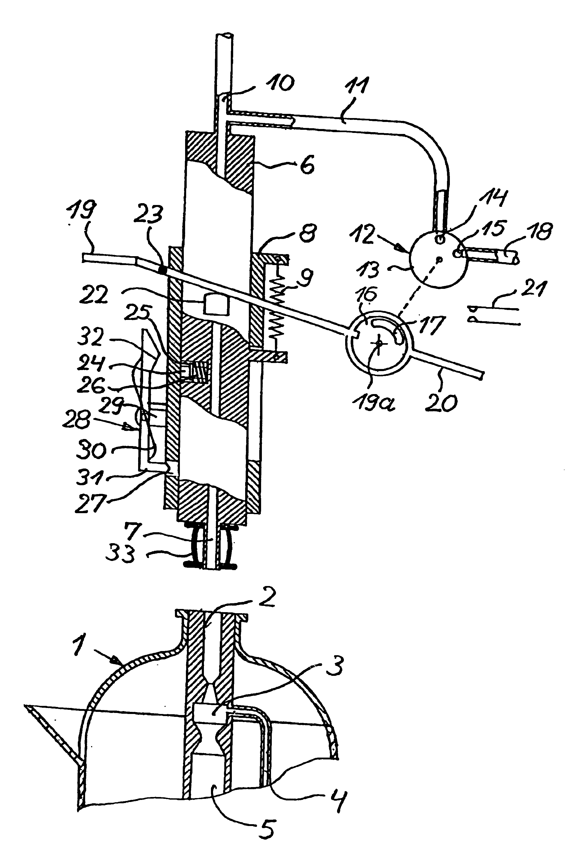 Steam docking unit of an espresso machine