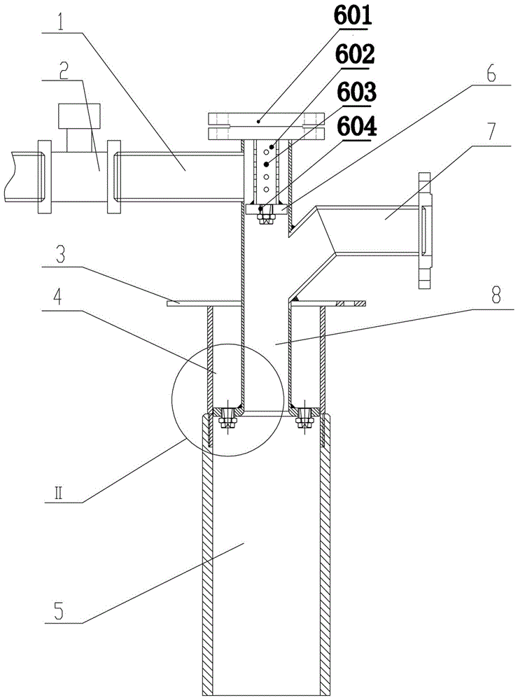 A powder-liquid anti-clogging mixer for adding medicine