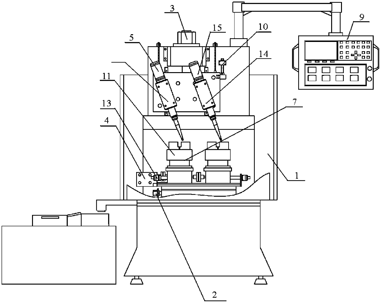 Milling device and method for inner-hole oil grooves