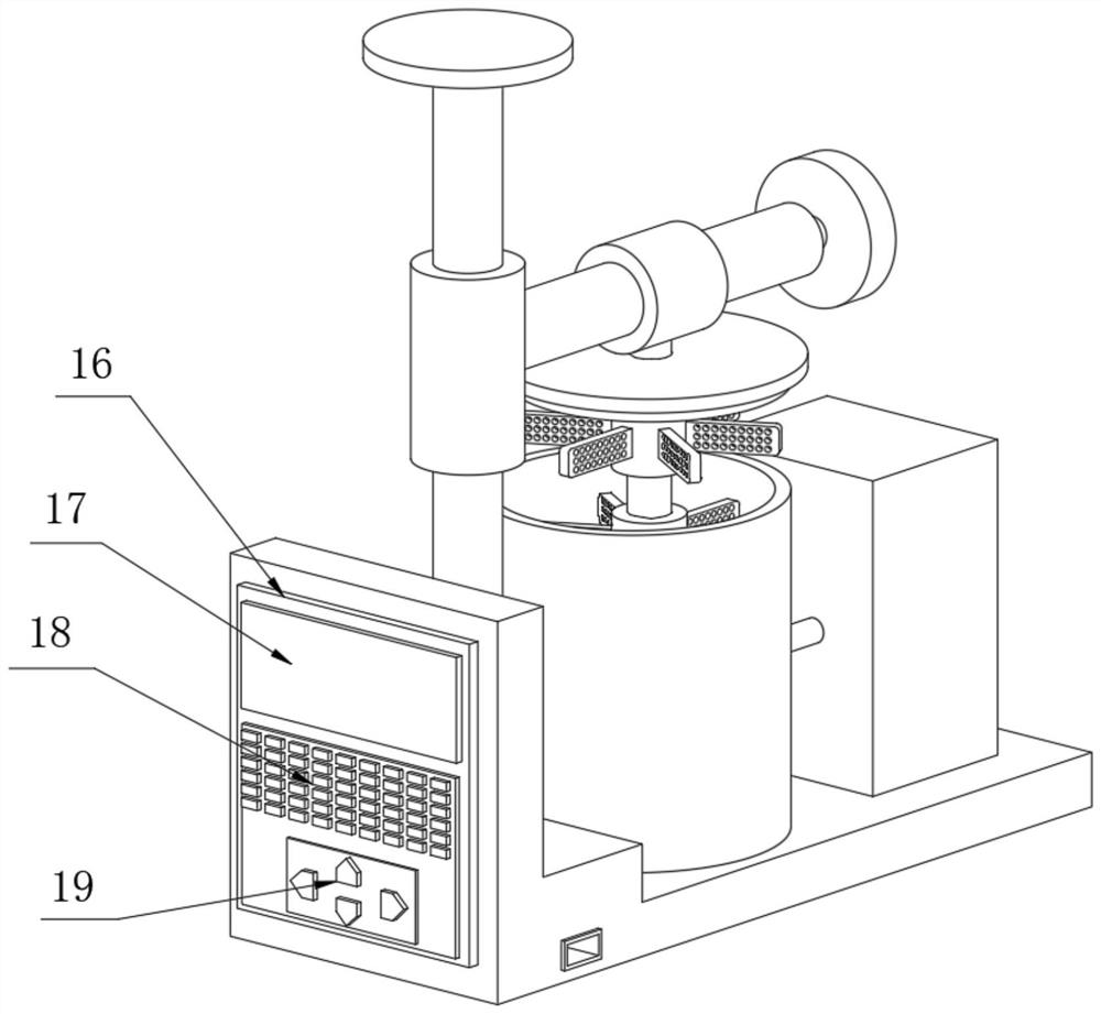 Uniform preparation device for physical foaming material