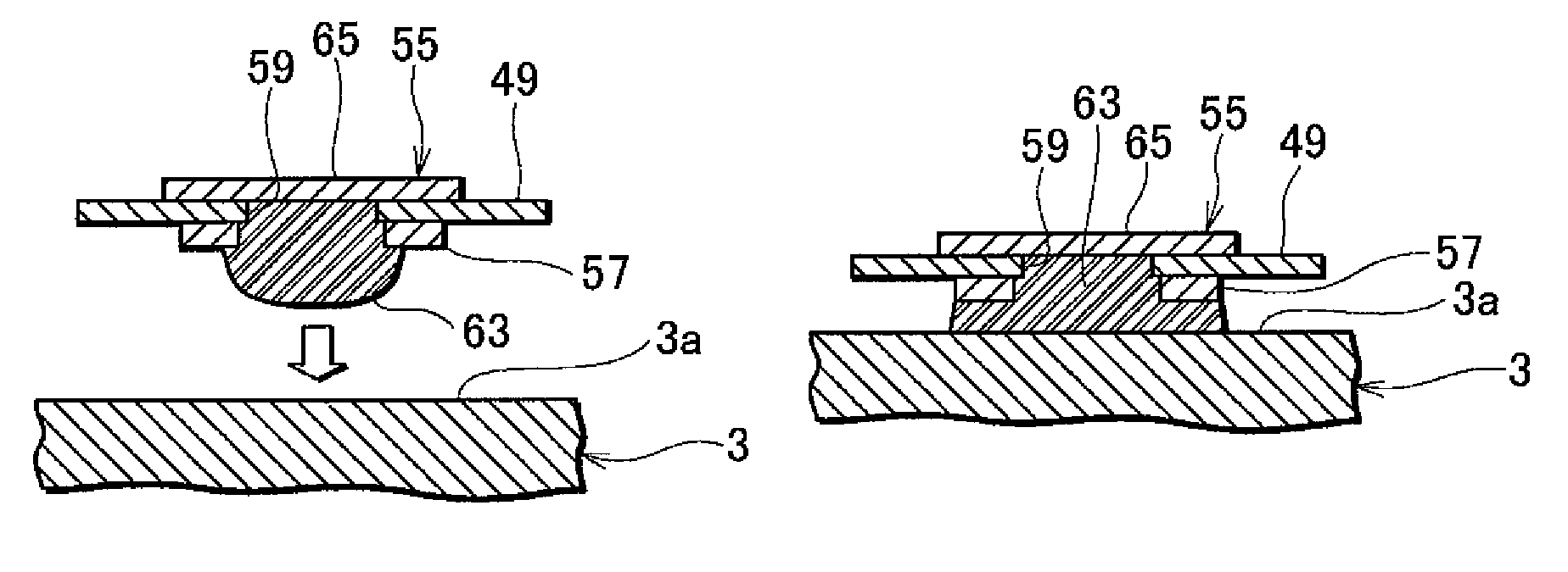 Electrical connection structure for piezoelectric element and head suspension