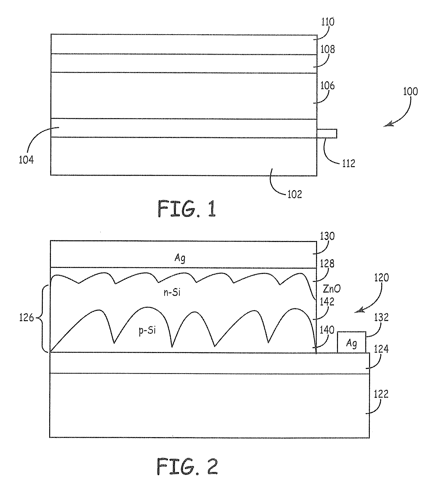 Silicon inks for thin film solar cell formation, corresponding methods and solar cell structures