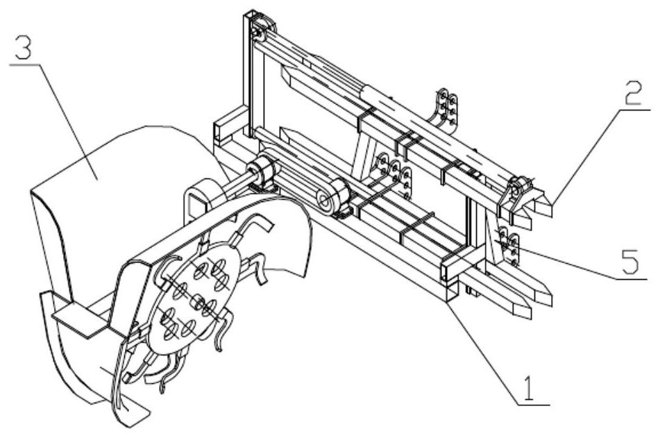 Ditching machine capable of freely moving and offsetting