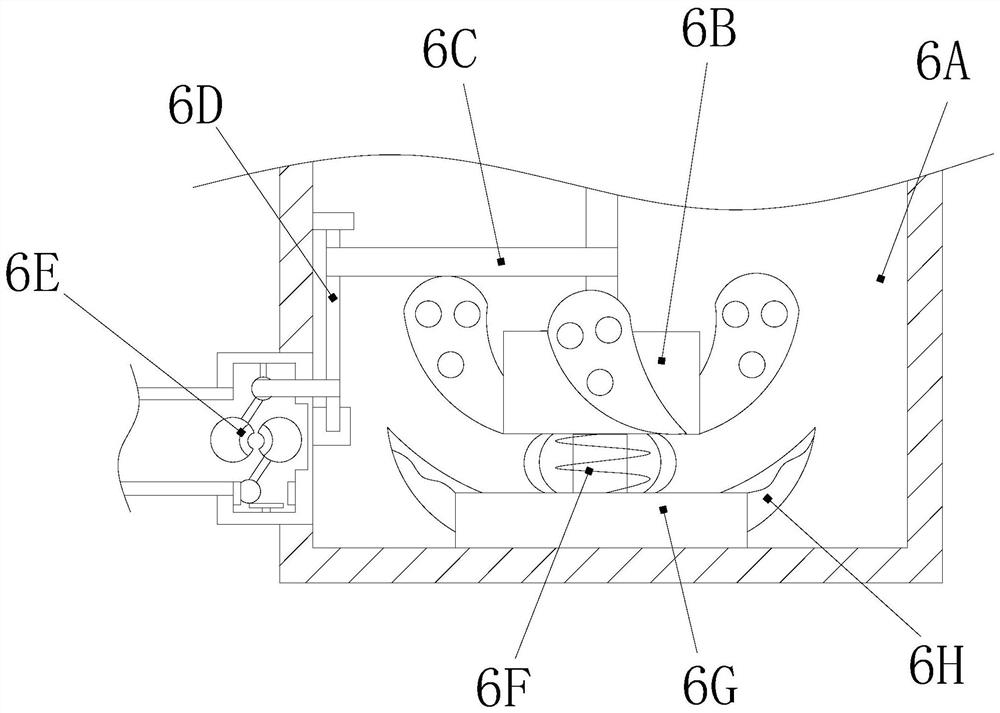 A plastic granulator with three-dimensional movement of the club at the outlet end of the plastic granules against the angular velocity of the roller