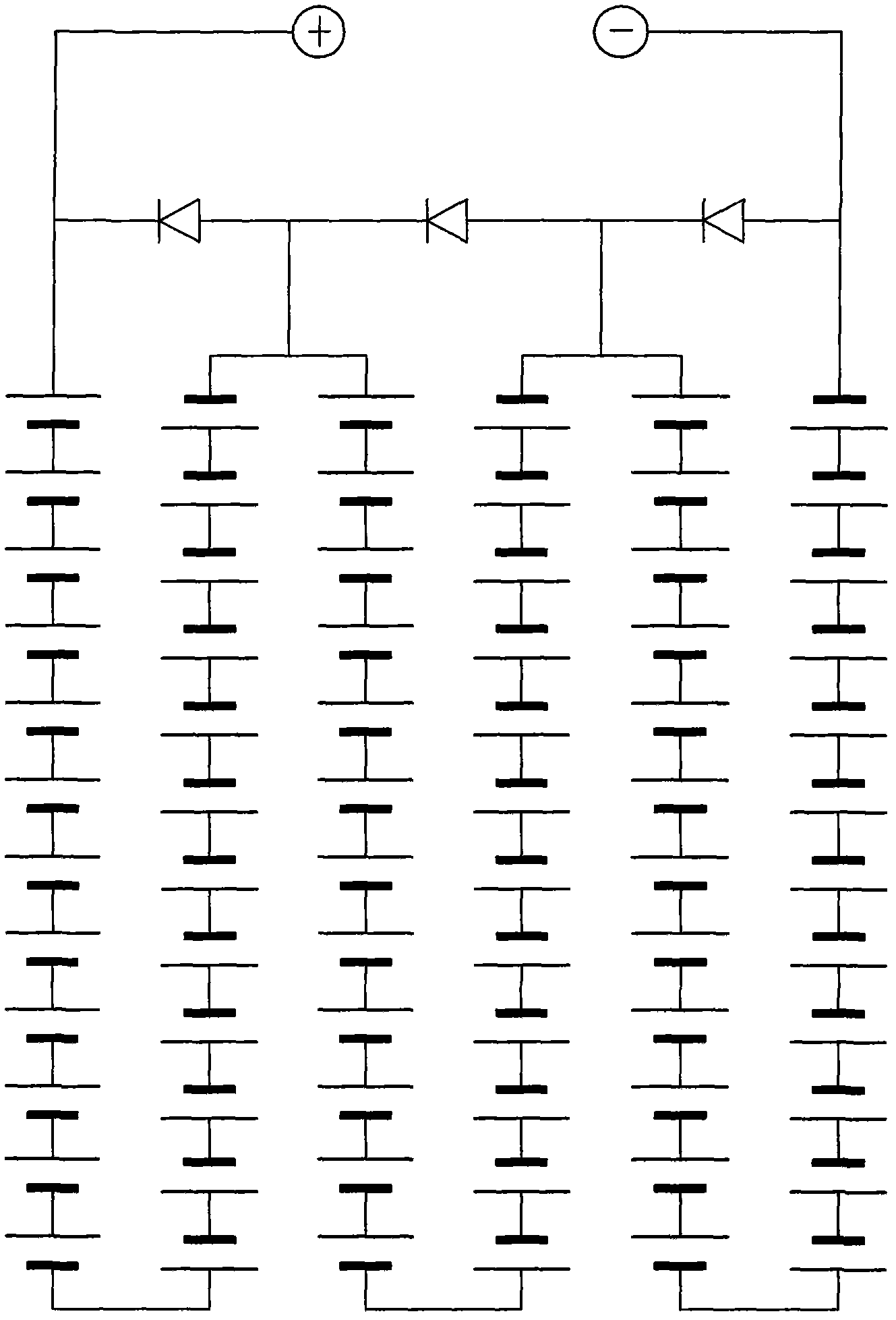 Solar component lead distribution structure applicable to automatic assembly