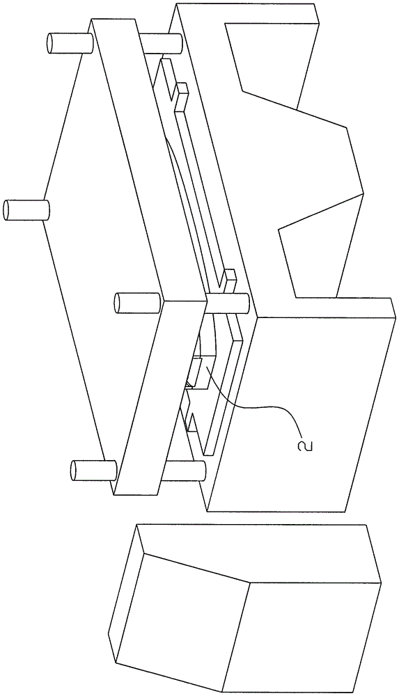 Manufacturing method of pre-buried fixed parts in sliding plate