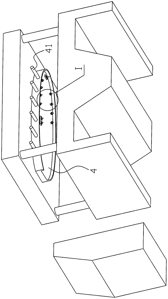 Manufacturing method of pre-buried fixed parts in sliding plate