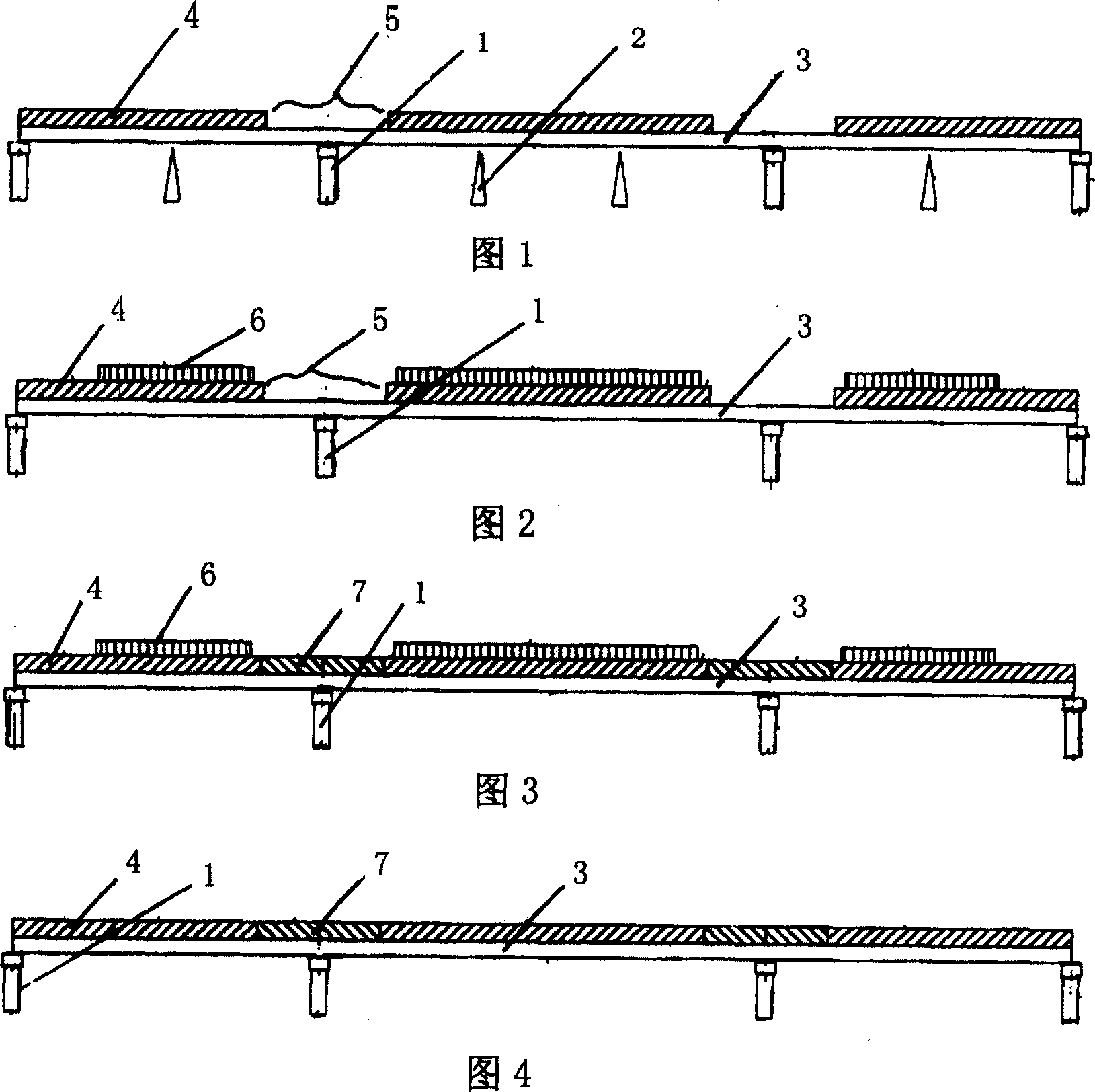 Method for anti-cracking in hogging moment area of steel-concrete combined beam