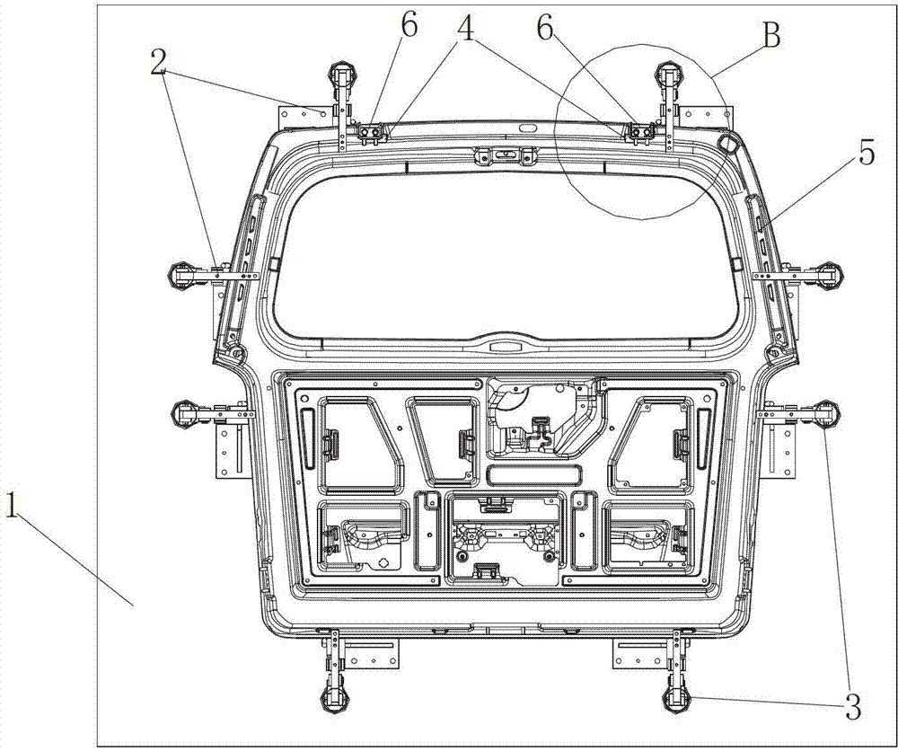 Method and special tool for assembling back door and hinges