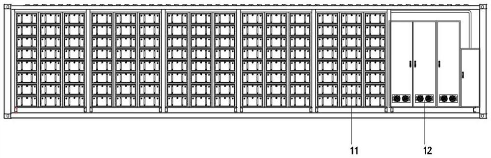 Container energy storage environment management system