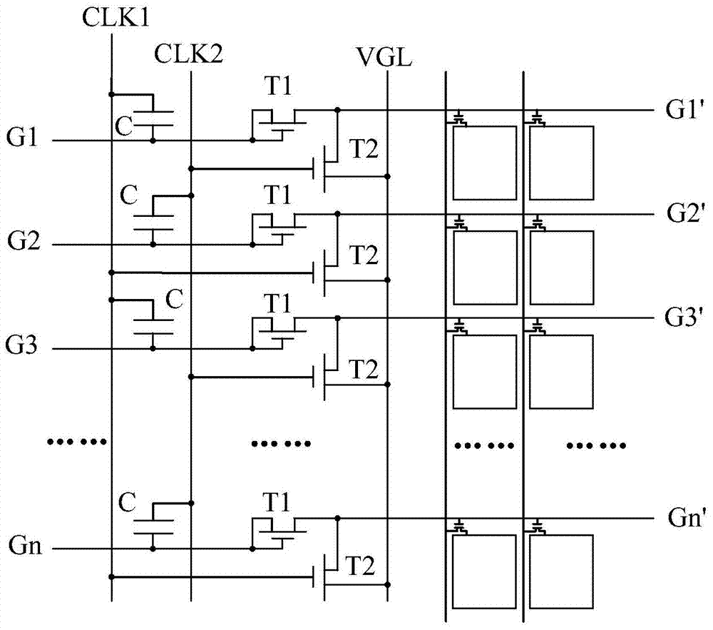 Gate drive circuit, array substrate and liquid crystal display device