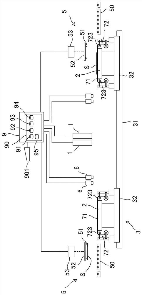 Direct-scanning exposure device