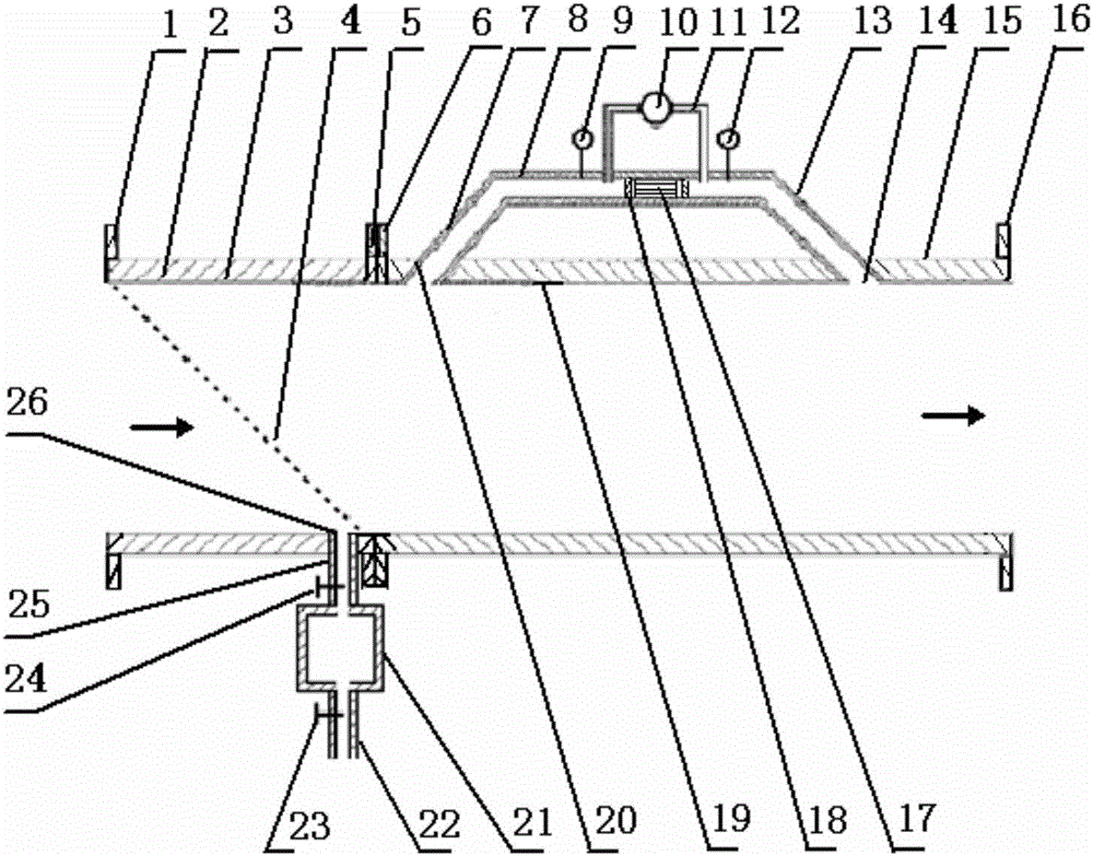 Differential-pressure linear flowmeter