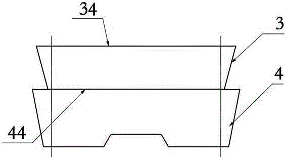 Cutting tool with two cutting inserts in a single flute