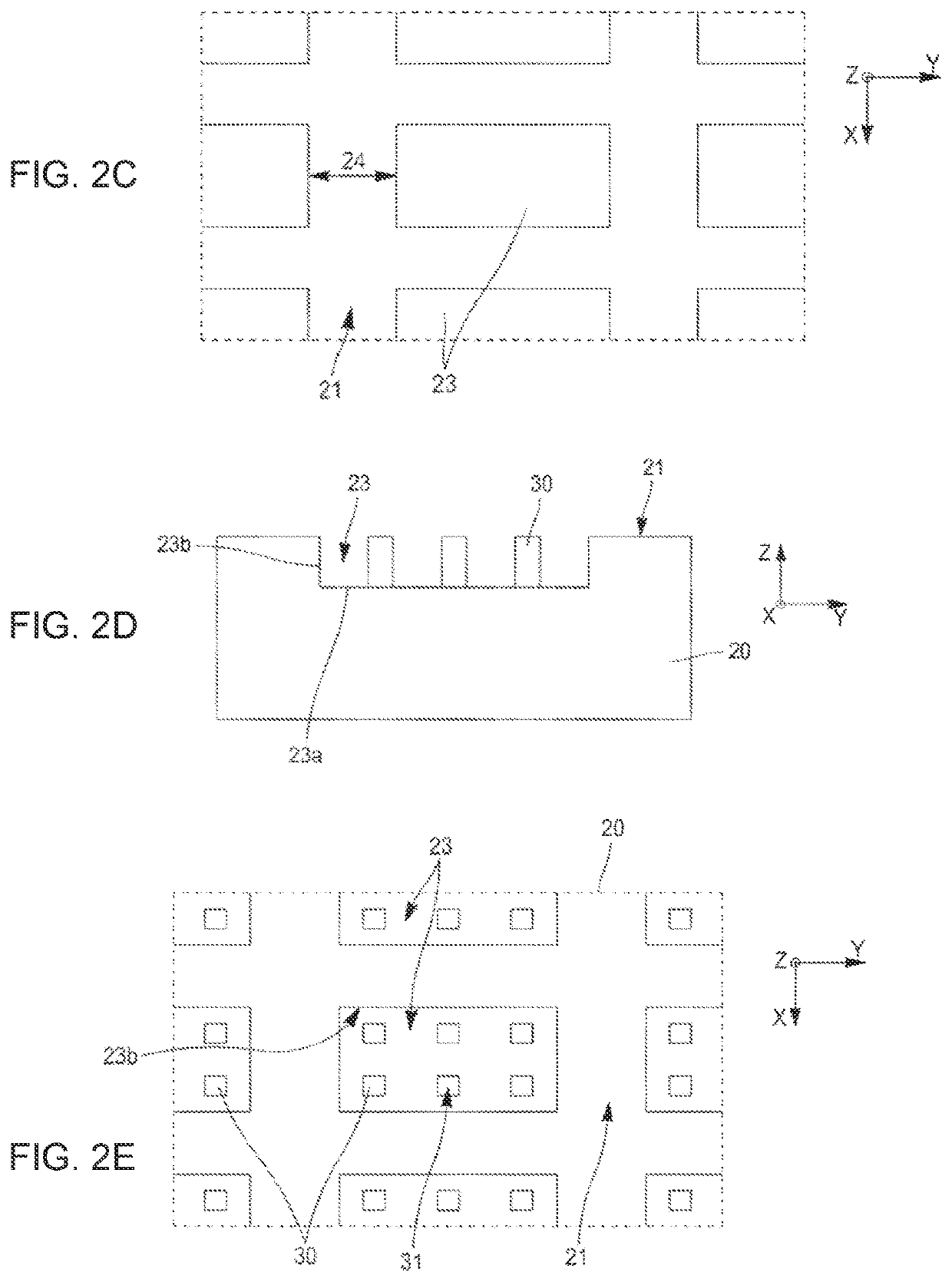 Method for transferring a surface layer to cavities