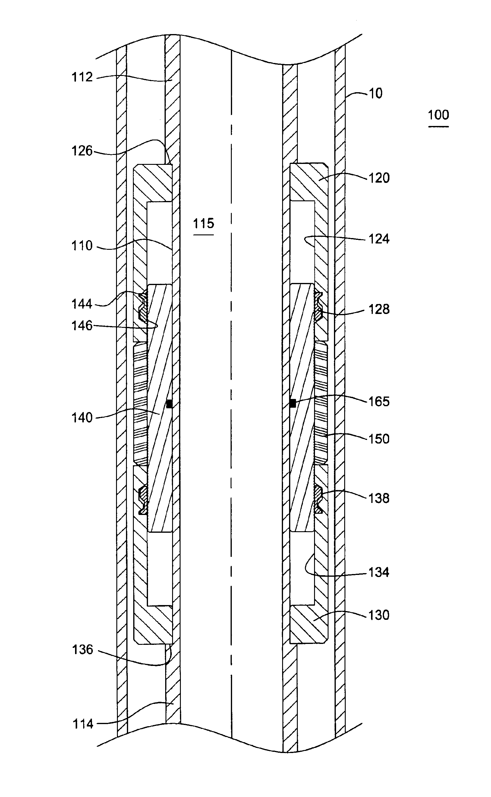 Bi-directionally boosting and internal pressure trapping packing element system