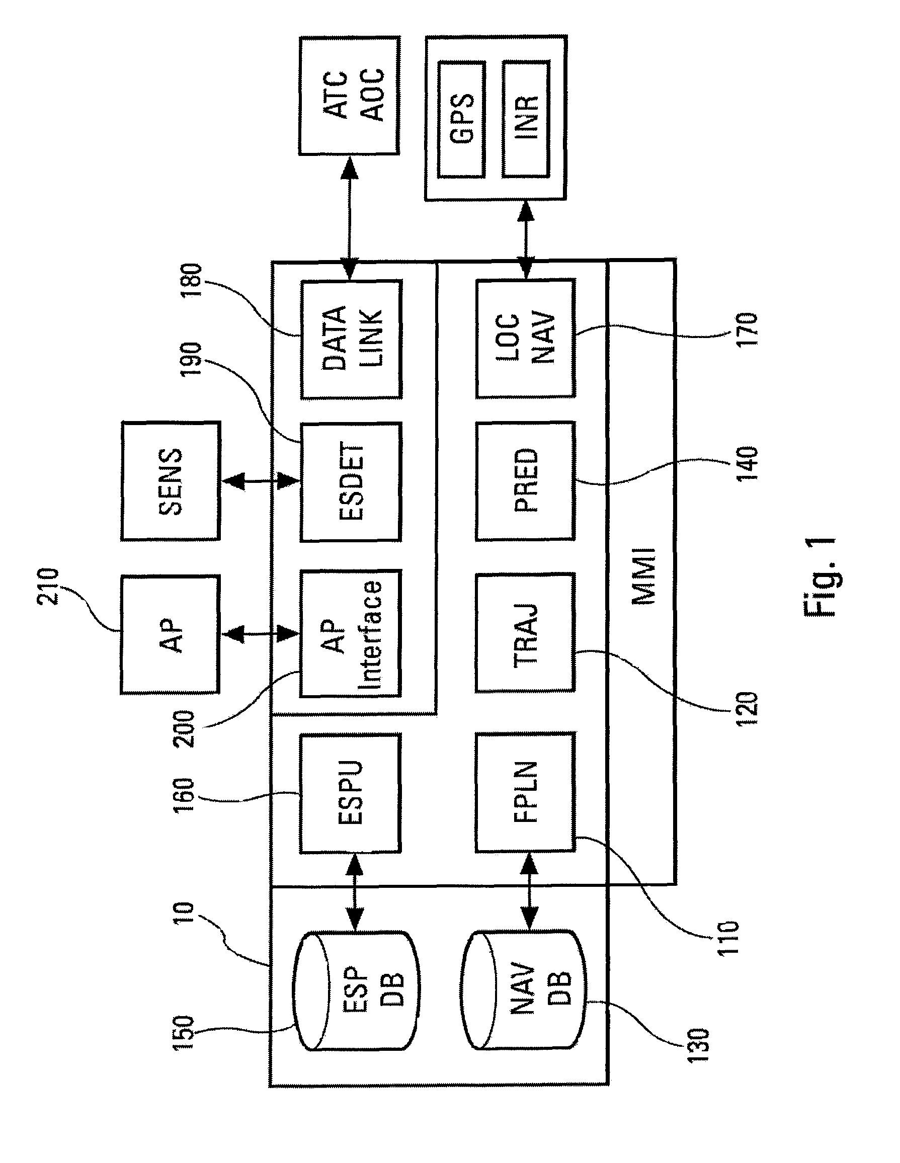 Device and method of automated construction of emergency flight path for aircraft