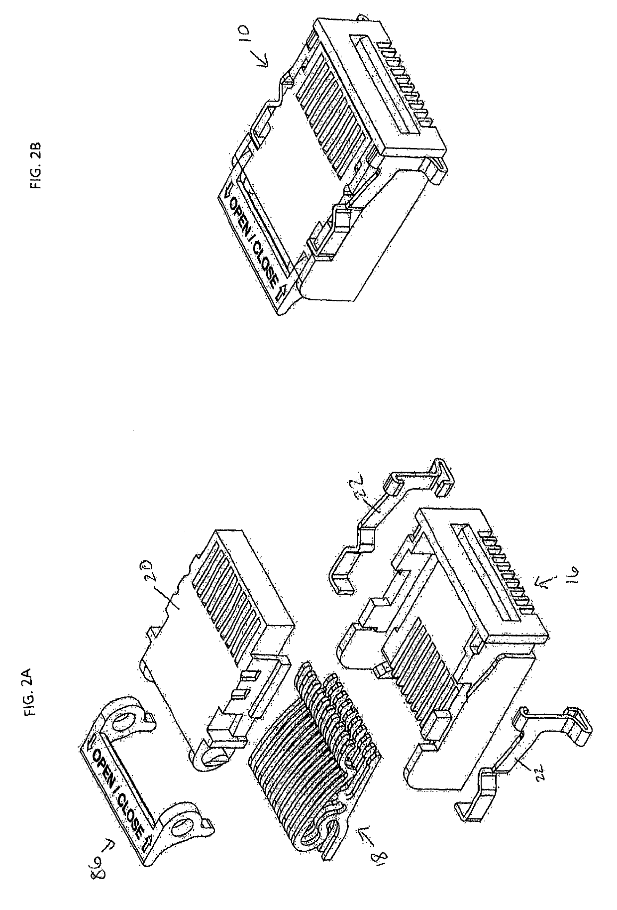 High reliability zero insertion force connector and assembly