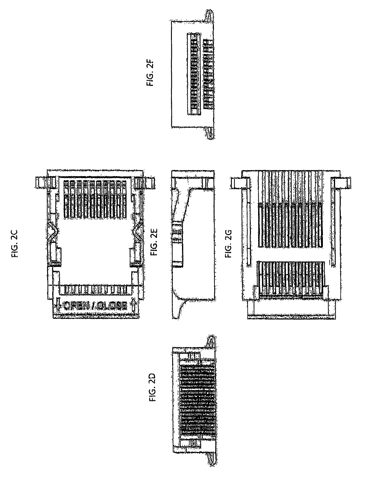 High reliability zero insertion force connector and assembly