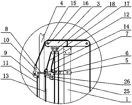 A controllable high-altitude equipment dismantling device and method