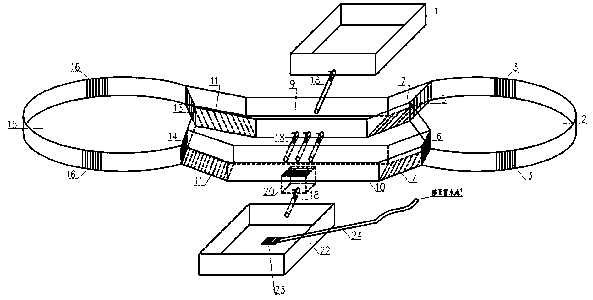 Double circulating dipping tank for sheep