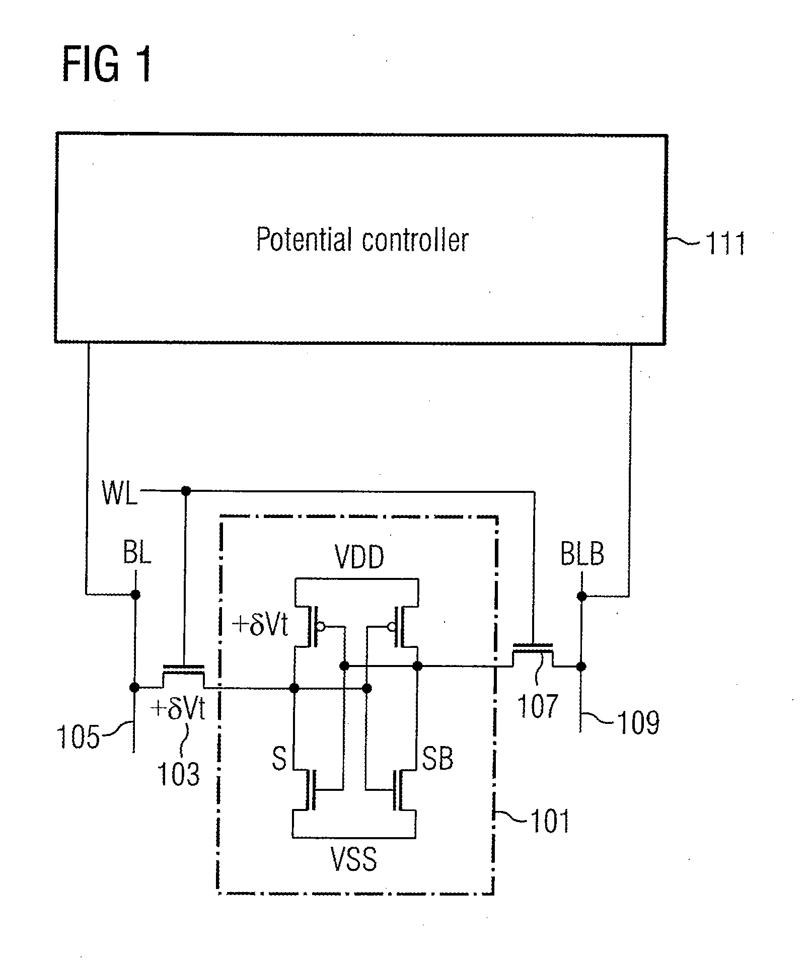 Memory device with improved writing capabilities