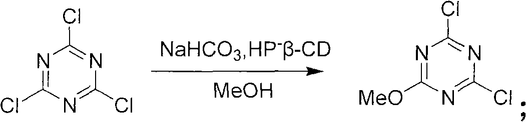 Method for preparing 2-chlorine-4, 6-dimethoxy-1, 3, 5-triazine