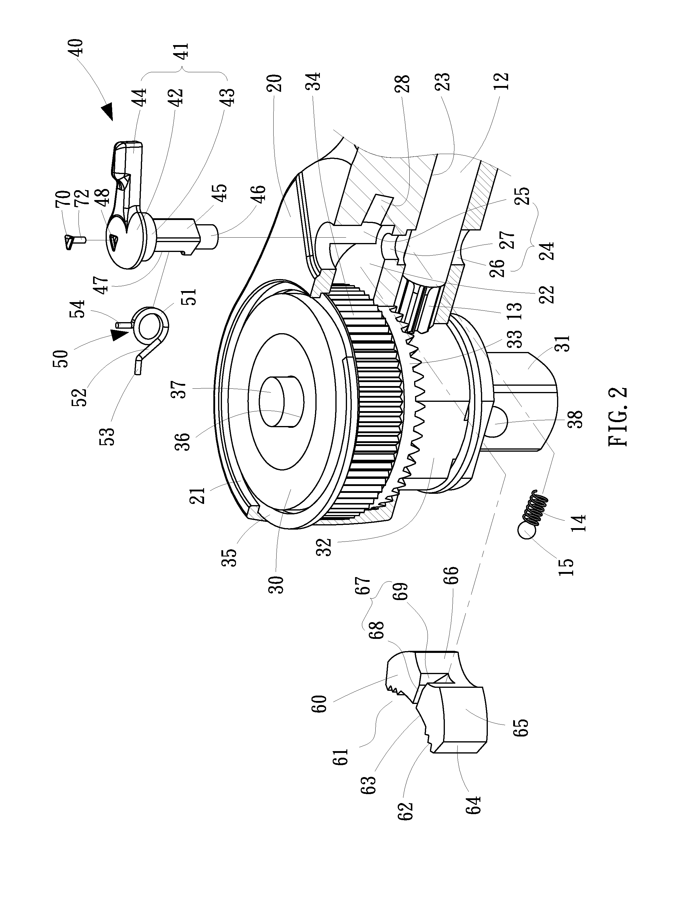 Selective one-way wrench