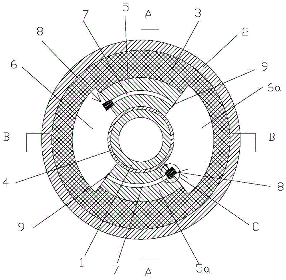 Adaptive variable damping hydraulic rubber vibration isolation device for automobile suspension