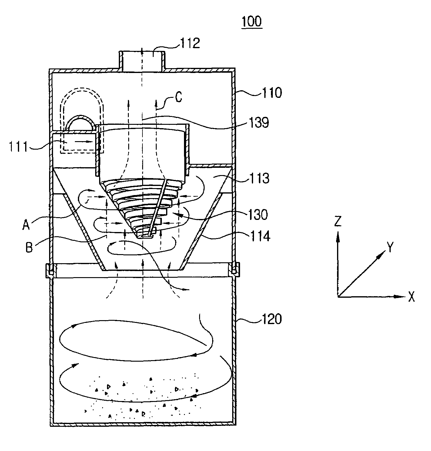 Filter assembly and cyclone dust collecting apparatus having the same