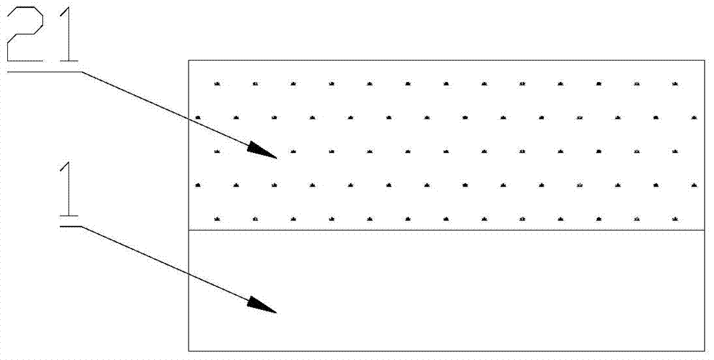 A two-dimensional phase change memory cell structure and its manufacturing method