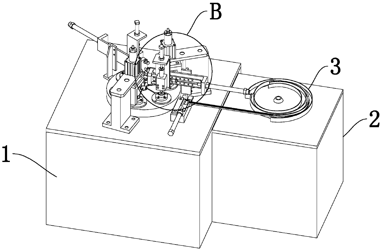 Full-automatic shaft pressing machine
