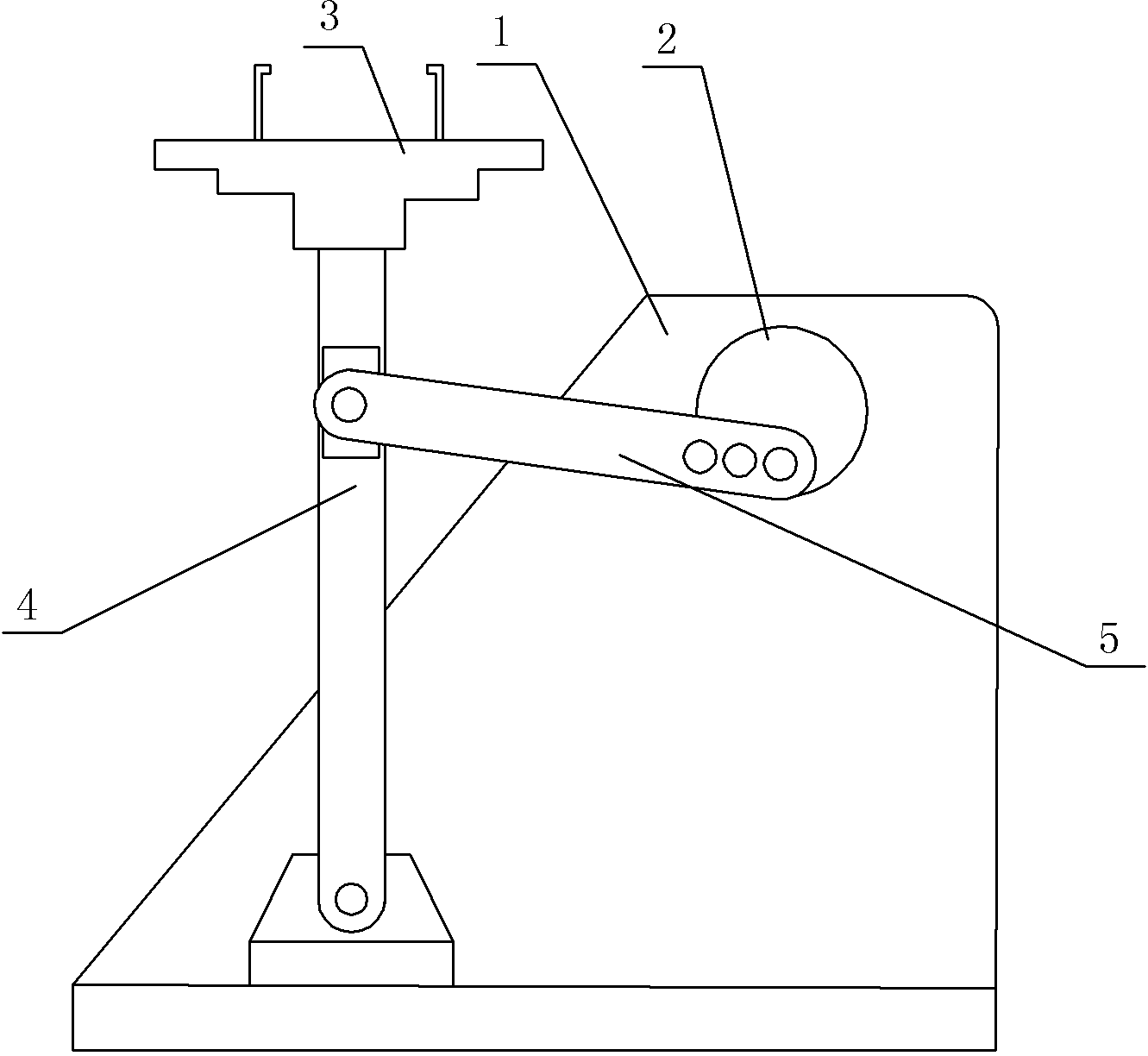 Reciprocating mechanism for mini-tiller tilling cutter machining