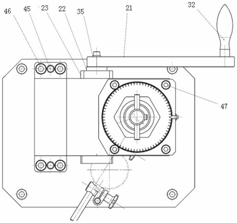 Tool clamp specially for shape correction of blade