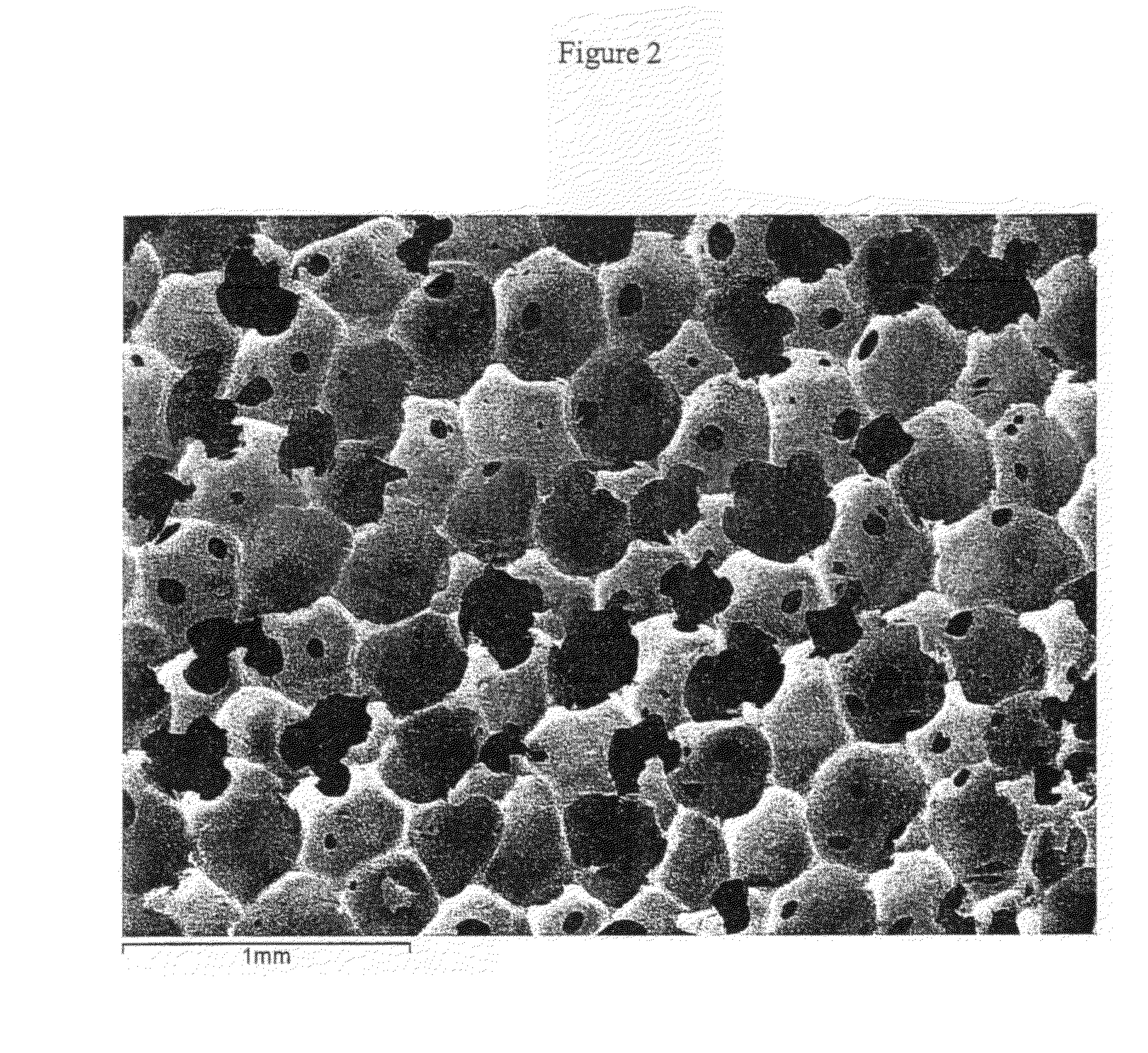 At least partially resorbable reticulated elastomeric matrix elements and methods of making same