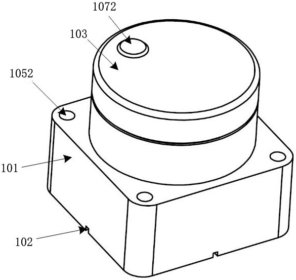 Crystal module and space-borne photoelectric detection unit containing the crystal module